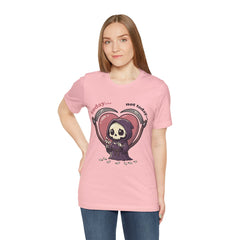 Funny Grim Reaper Today Not Today Daisy Plucking T-Shirt
