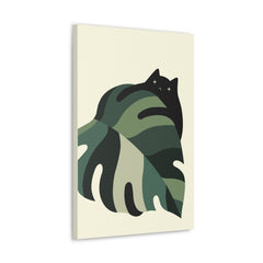 Cat and Plant 7 Canvas