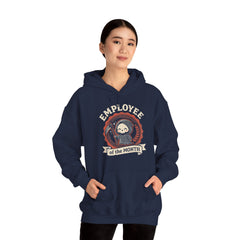 Funny Chibi Grim Reaper Employee Of The Month Retro Hoodie