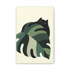 Cat and Plant 7 Canvas