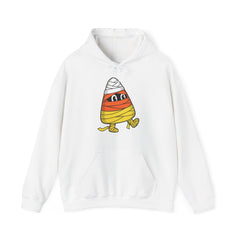 Funny Halloween Candy Corn Mummy Creeping Graphic Hoodie