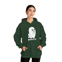 BOOty Cute Kawaii Cheeky Ghost Halloween Vector Art Hoodie