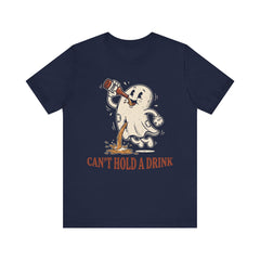Funny Ghost Beer Can't Hold A Drink Vintage T-Shirt