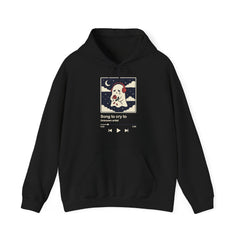 Funny Sad Ghost Song To Cry To Retro Music Player Hoodie