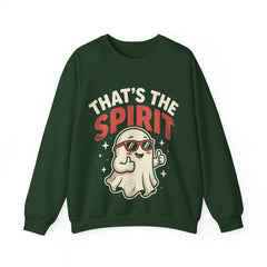 Funny Ghost That's The Spirit Retro Halloween Crewneck Sweatshirt