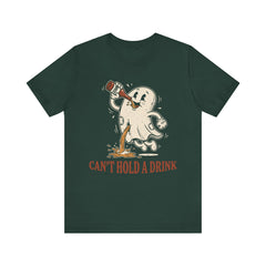 Funny Ghost Beer Can't Hold A Drink Vintage T-Shirt