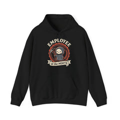 Funny Chibi Grim Reaper Employee Of The Month Retro Hoodie