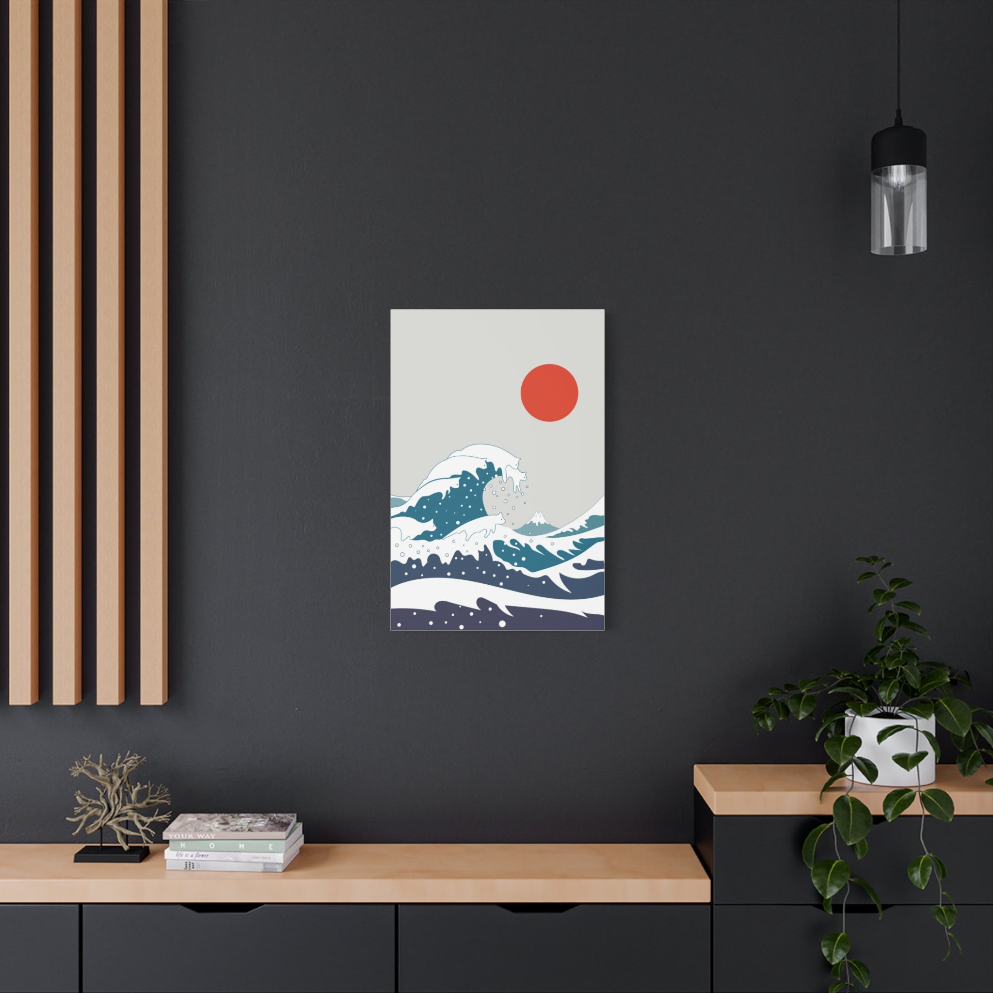Cat Landscape 128 Canvas