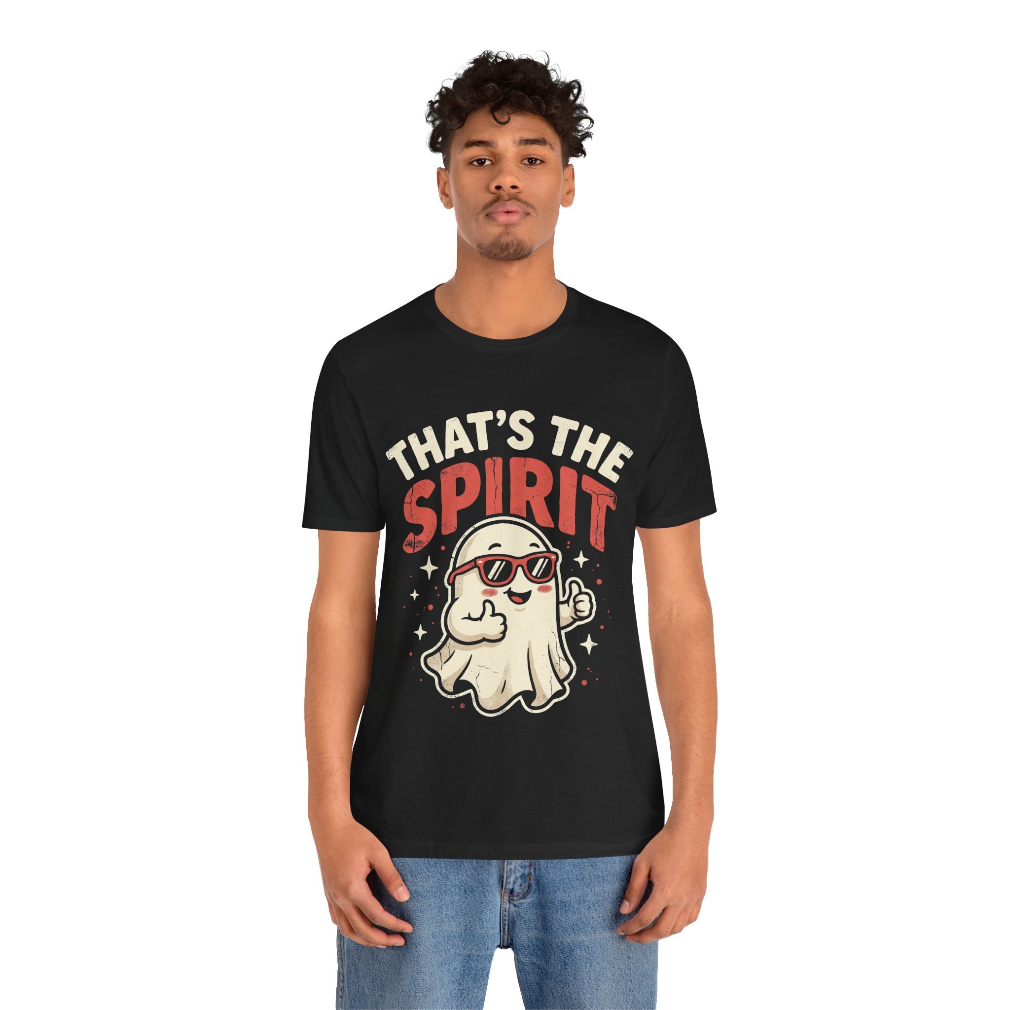 Funny Ghost That's The Spirit Retro Halloween T-Shirt