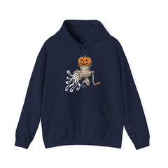 Retro Halloween Ghost In The Grinder Vintage Hoodie