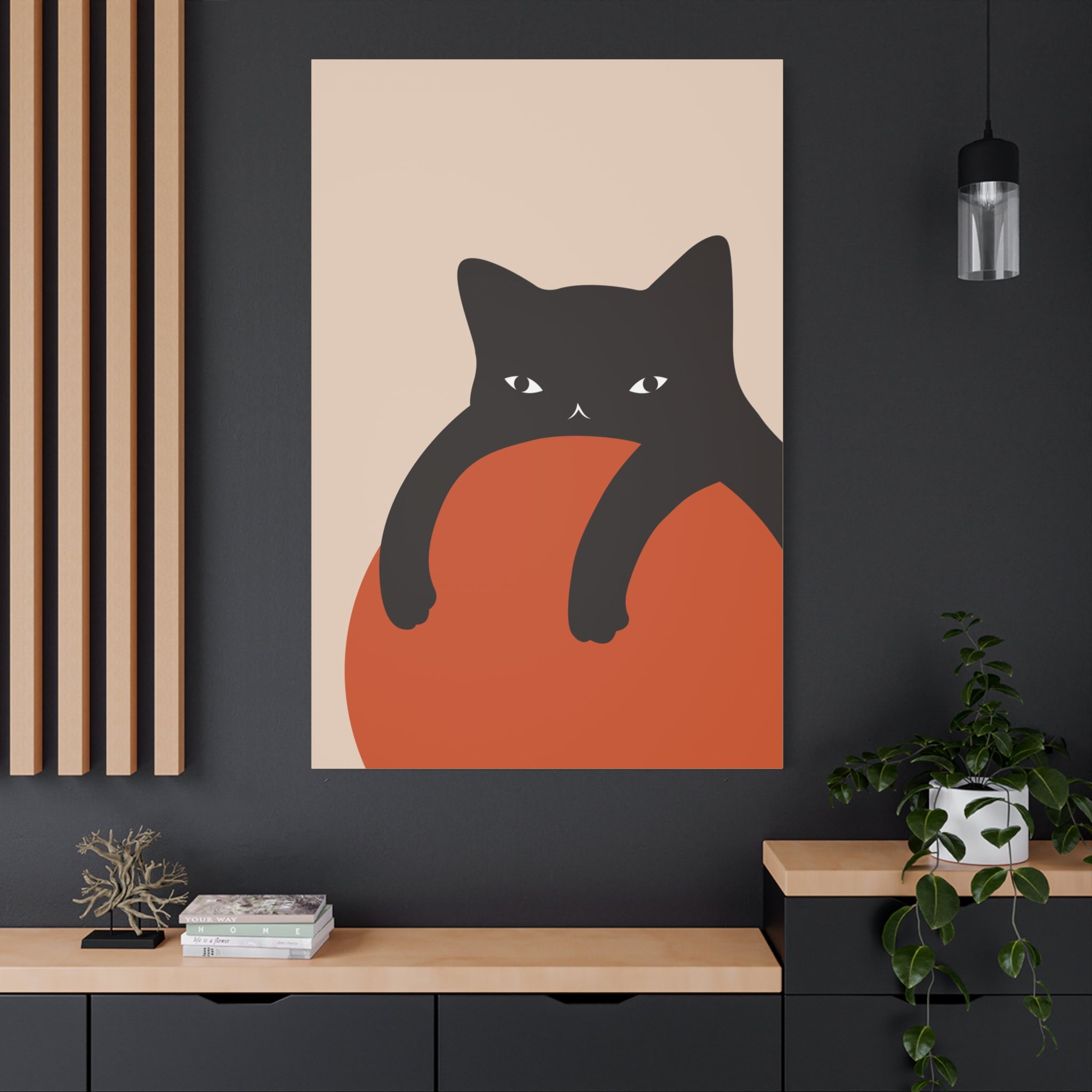 Cat Landscape 57 Canvas