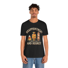 Funny Retro Halloween Candy Disappointment And Regret T-Shirt