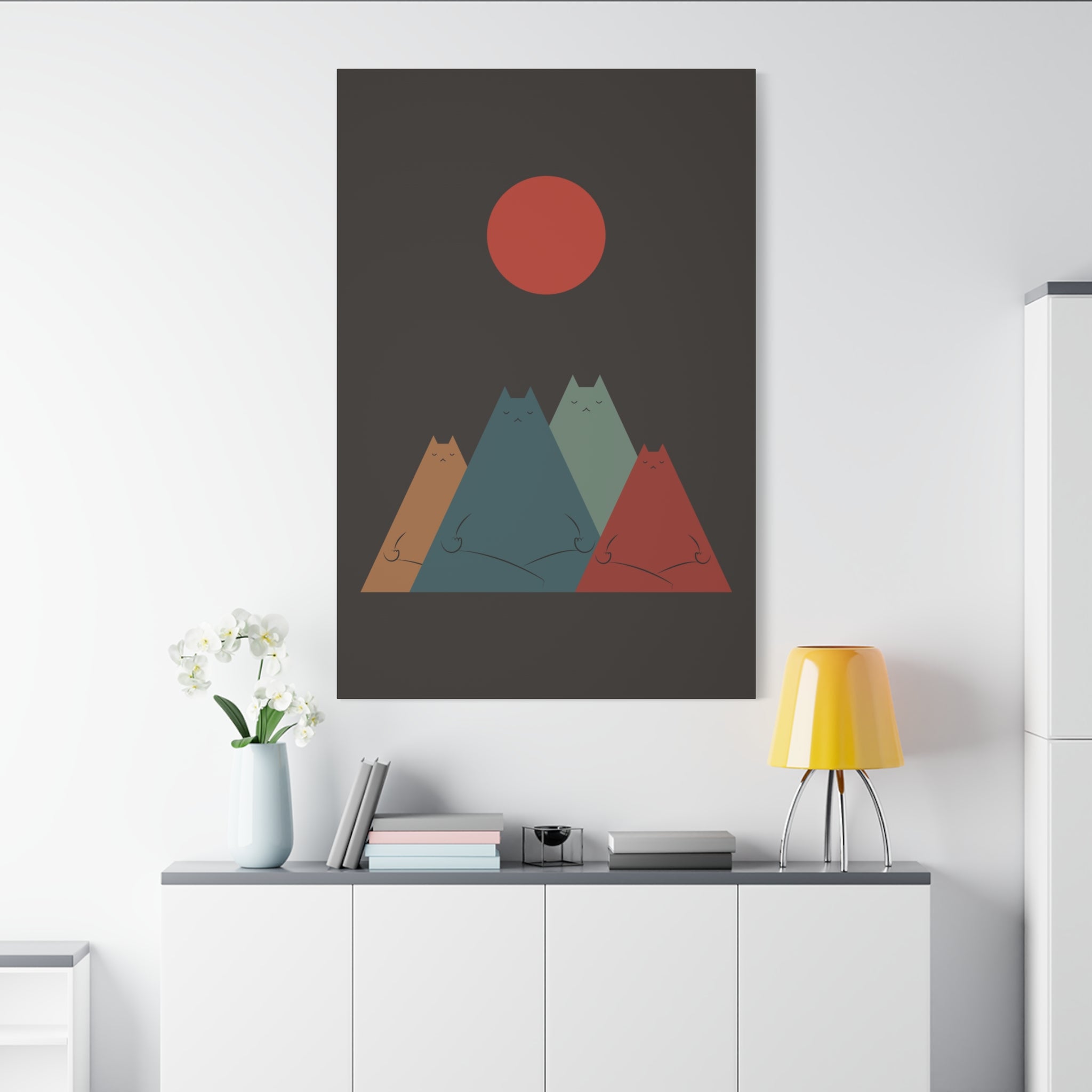 Cat Landscape 69 Canvas