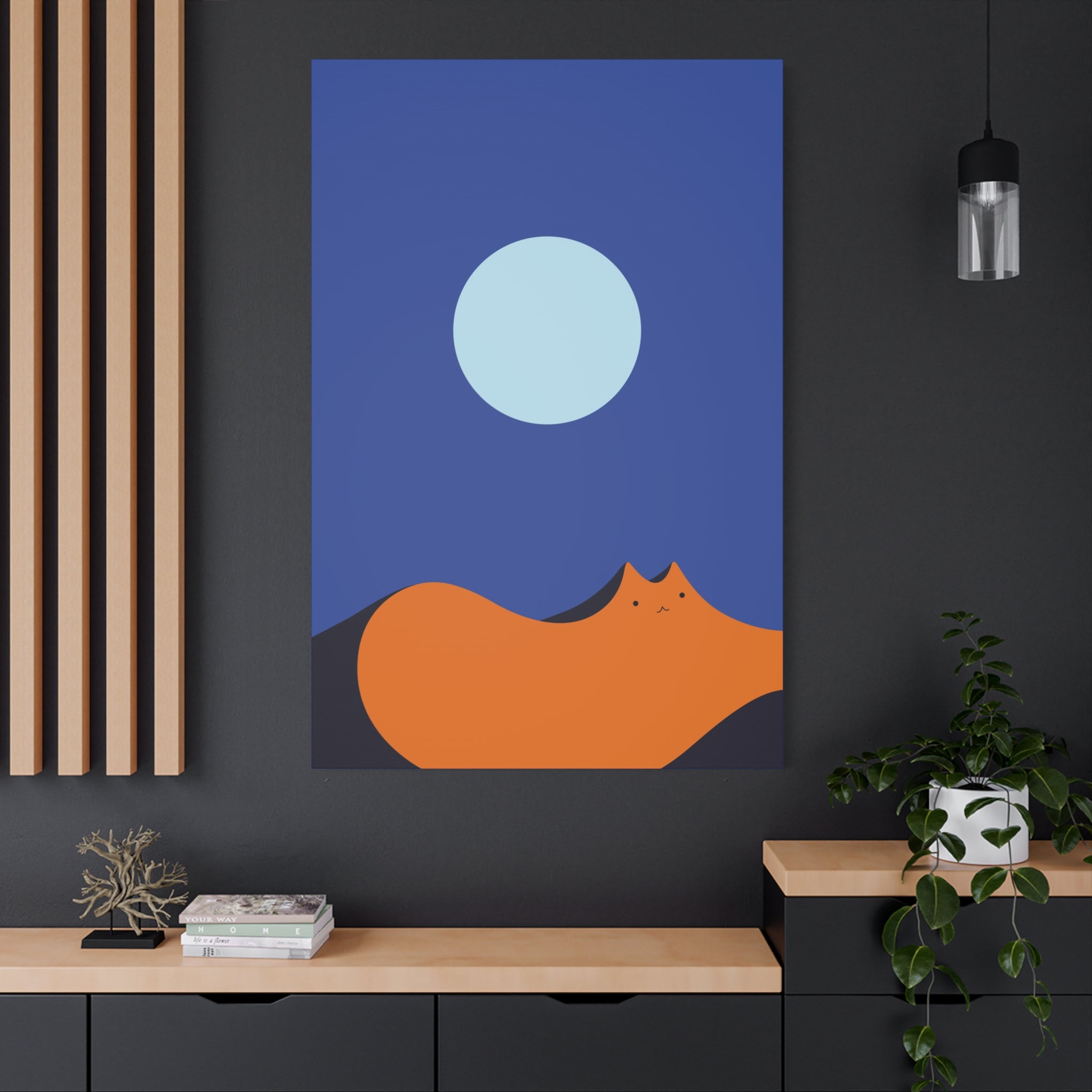 Lunar Mirage Canvas
