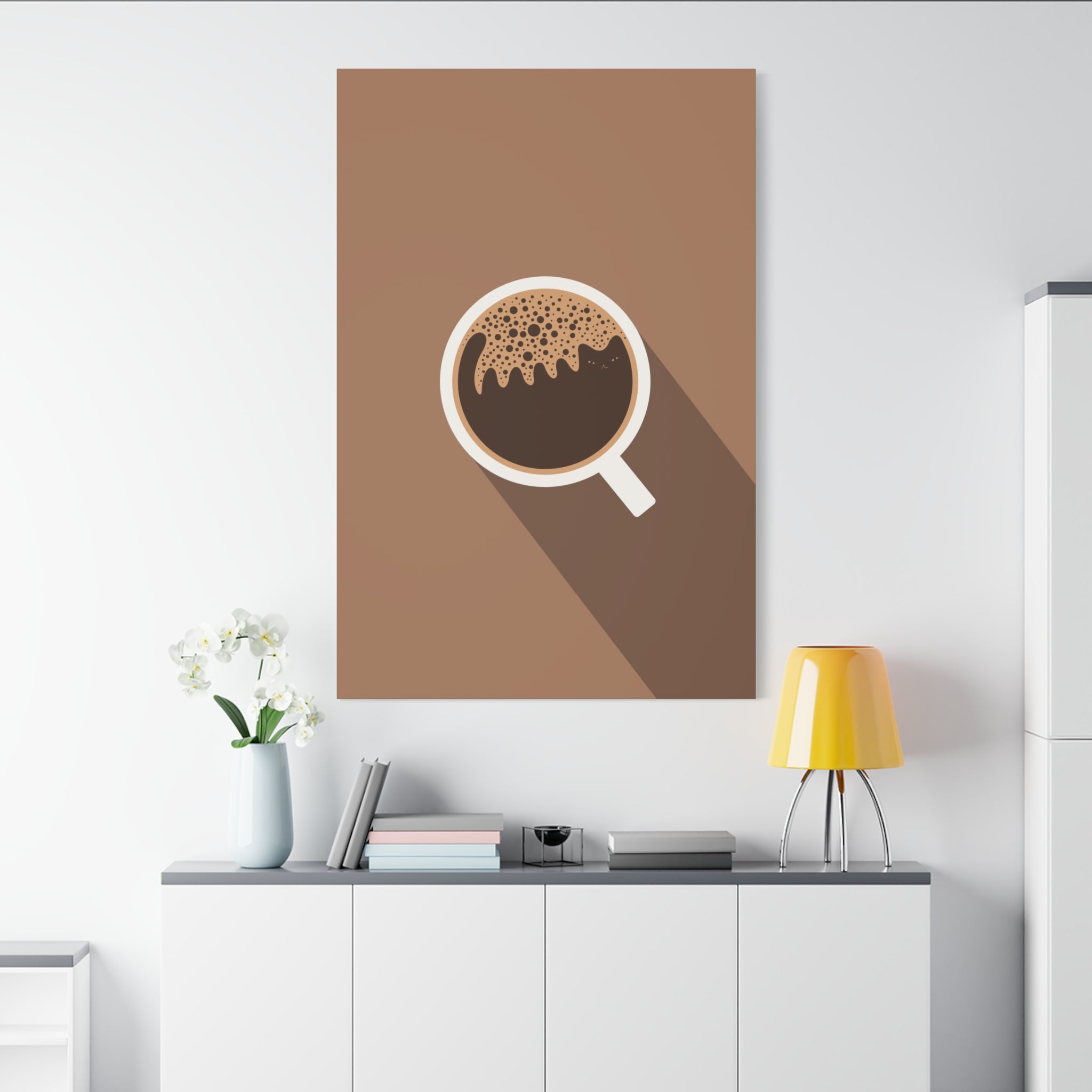 Coffee Cat Canvas
