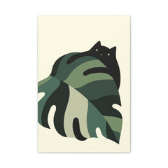 Cat and Plant 7 Canvas