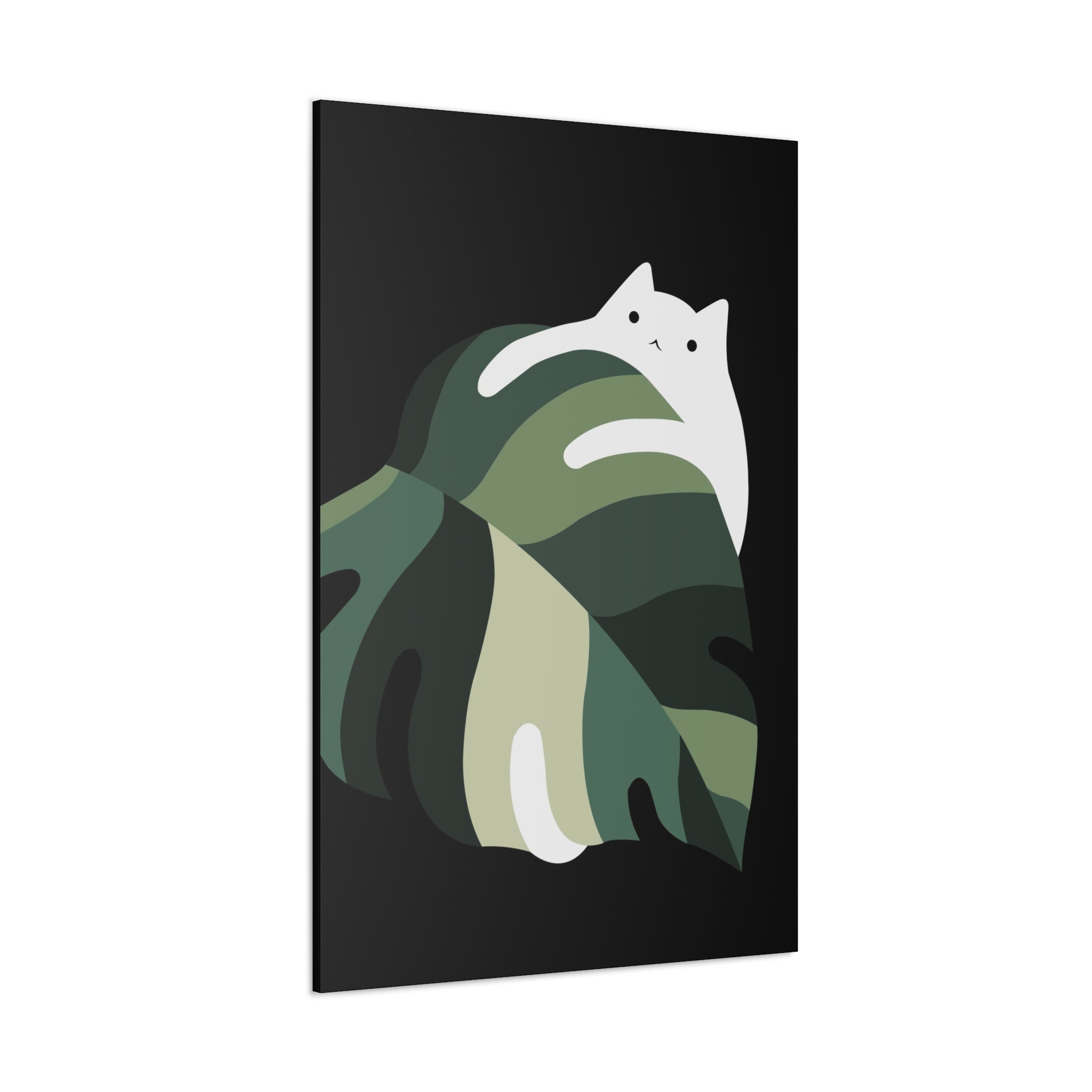 Cat and Plant 19 Canvas