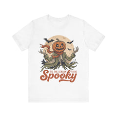 Funny Tis The Season To Be Spooky Pumpkin Skeleton T-Shirt
