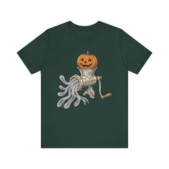 Retro Halloween Ghost In The Grinder Vintage T-Shirt