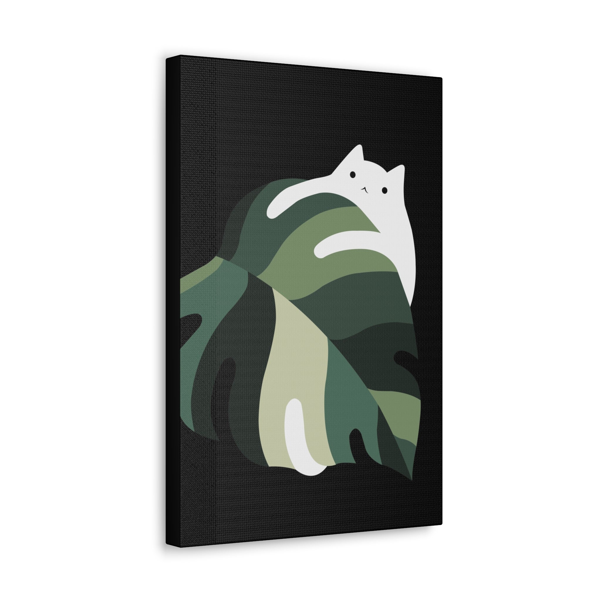 Cat and Plant 19 Canvas