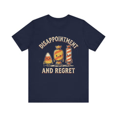 Funny Retro Halloween Candy Disappointment And Regret T-Shirt