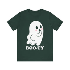 BOOty Cute Kawaii Cheeky Ghost Halloween Vector Art T-Shirt
