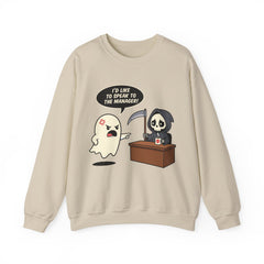 Funny Karen Ghost I'd Like To Speak To The Manager Crewneck Sweatshirt