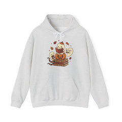 Cute Spooky Book Club Ghost Halloween Retro Hoodie