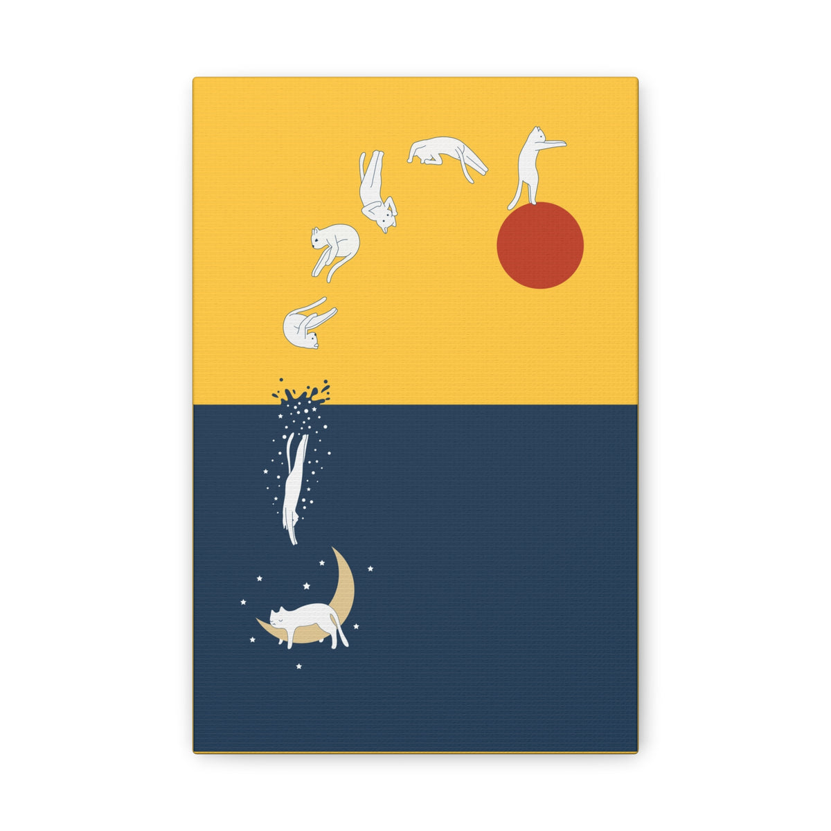 Cat Landscape 19 Canvas