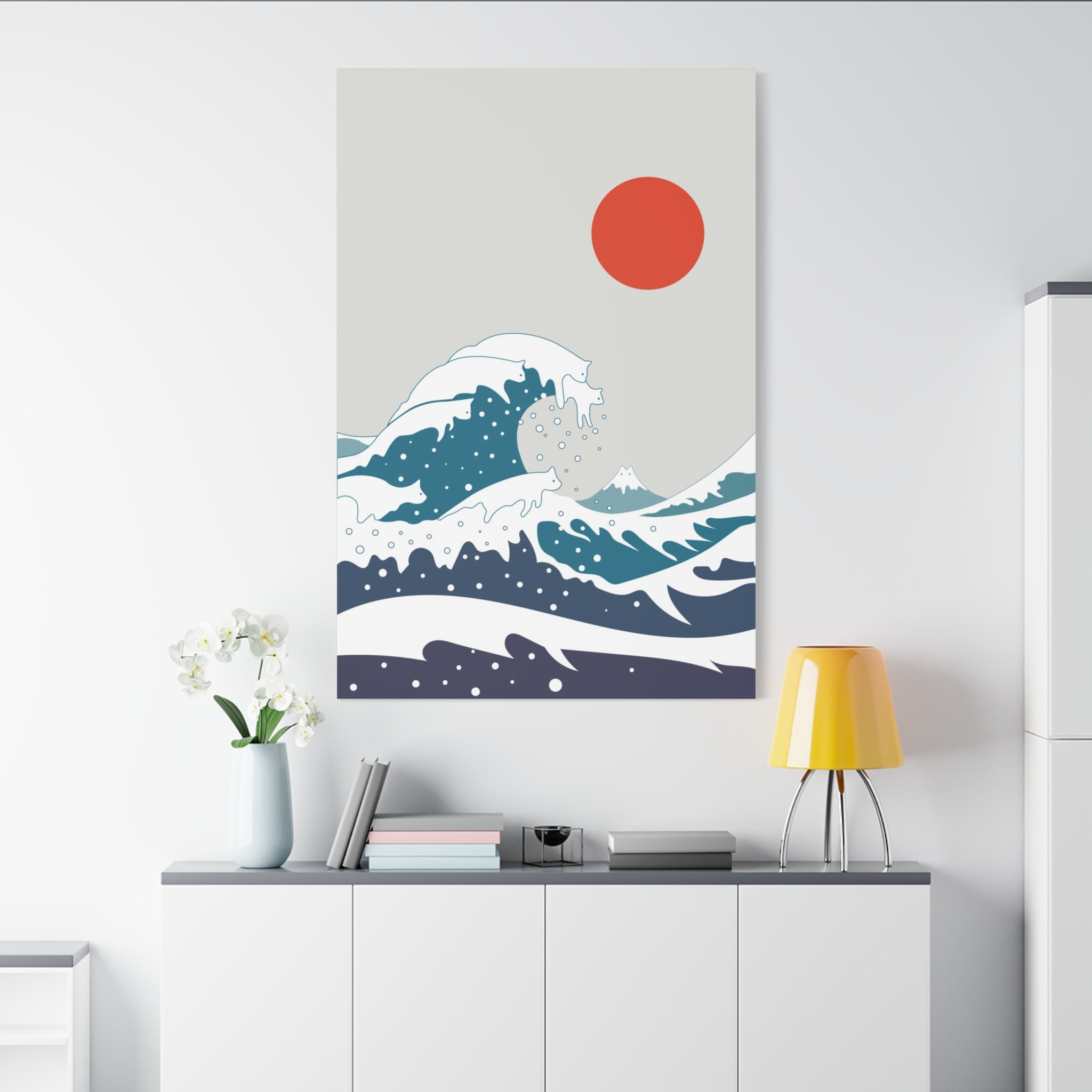 Cat Landscape 128 Canvas