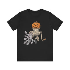 Retro Halloween Ghost In The Grinder Vintage T-Shirt
