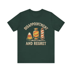 Funny Retro Halloween Candy Disappointment And Regret T-Shirt