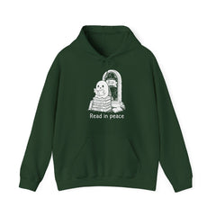 Funny Ghost Read In Peace Tombstone Halloween Hoodie