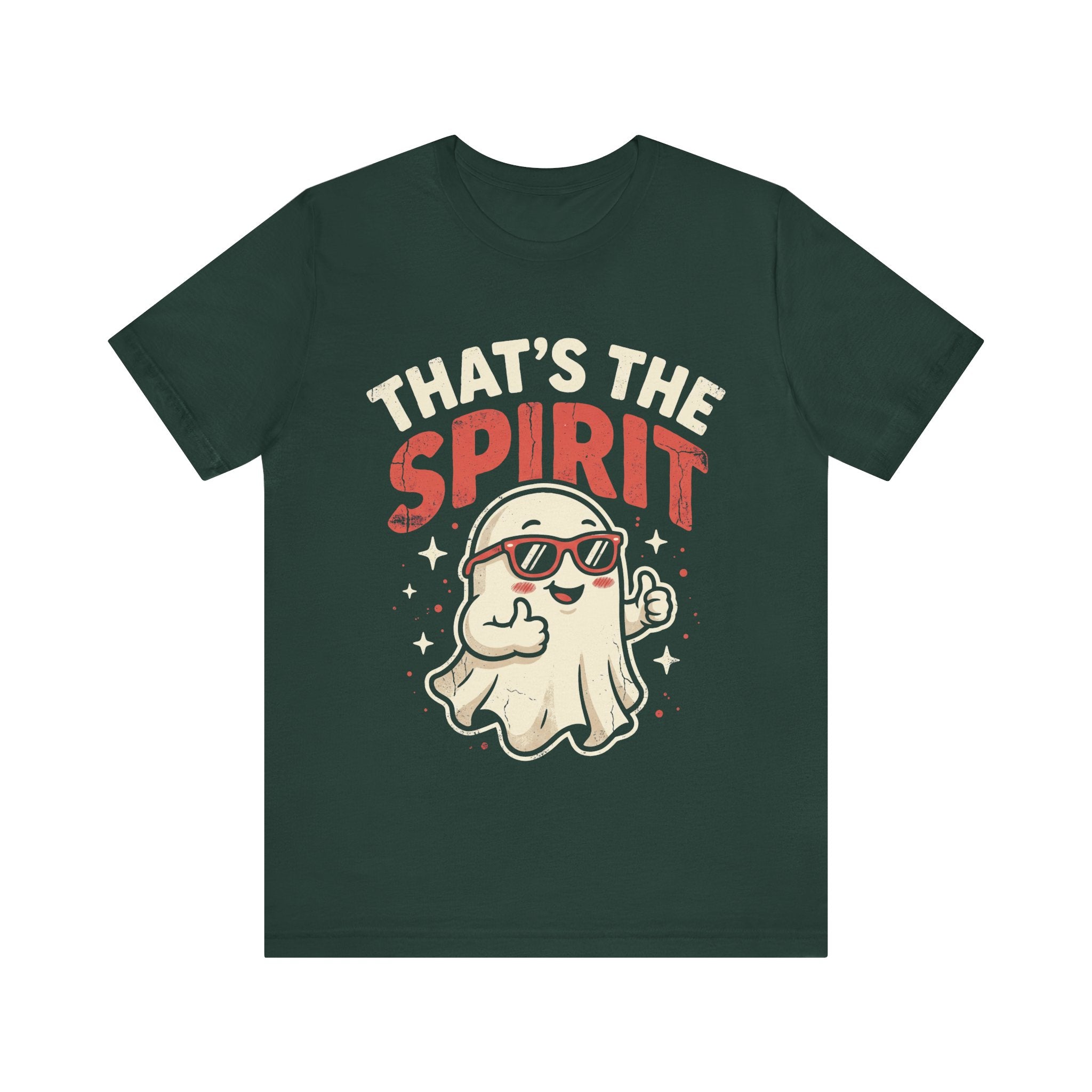 Funny Ghost That's The Spirit Retro Halloween T-Shirt