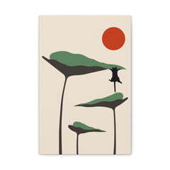 Cat and Plant 28 Canvas