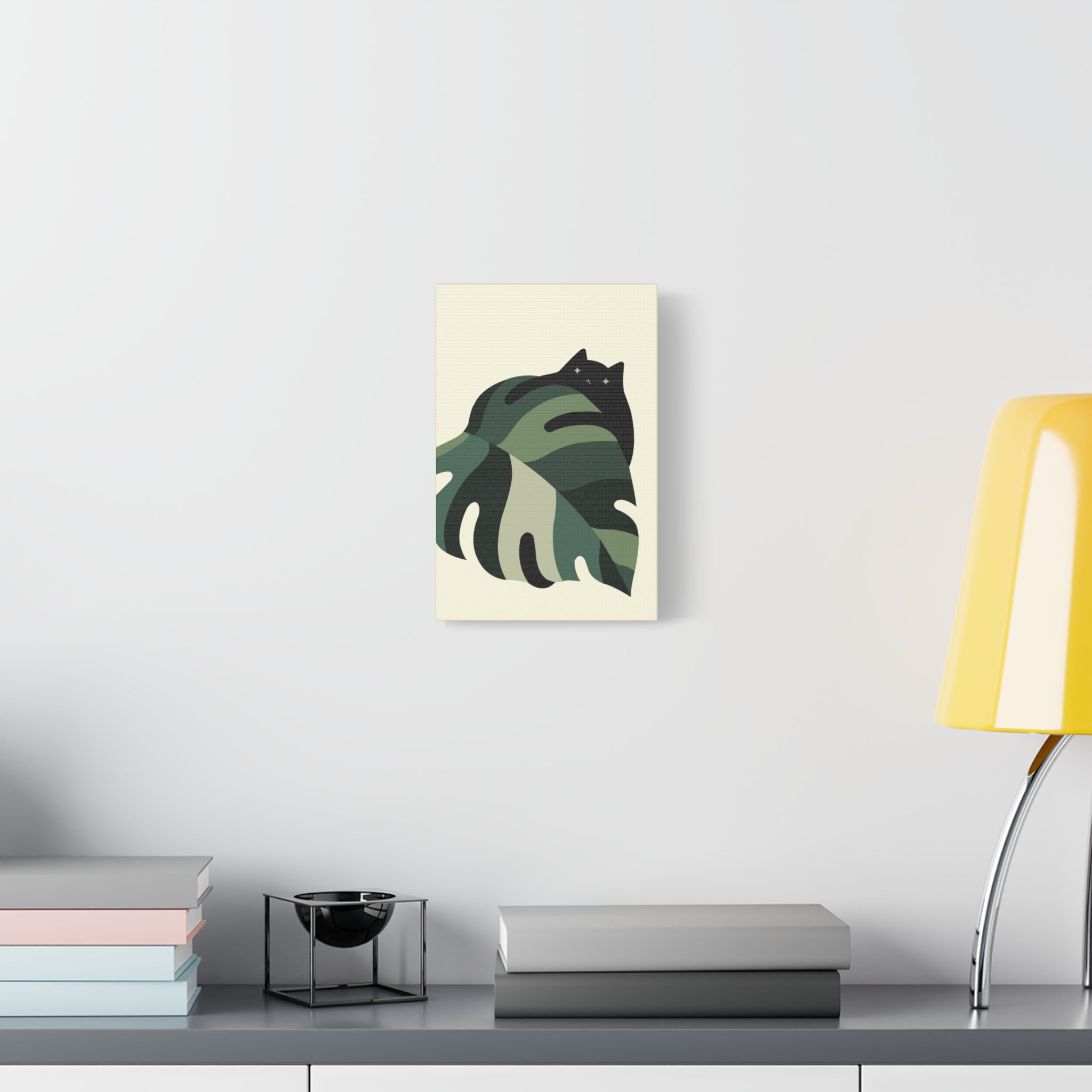 Cat and Plant 7 Canvas