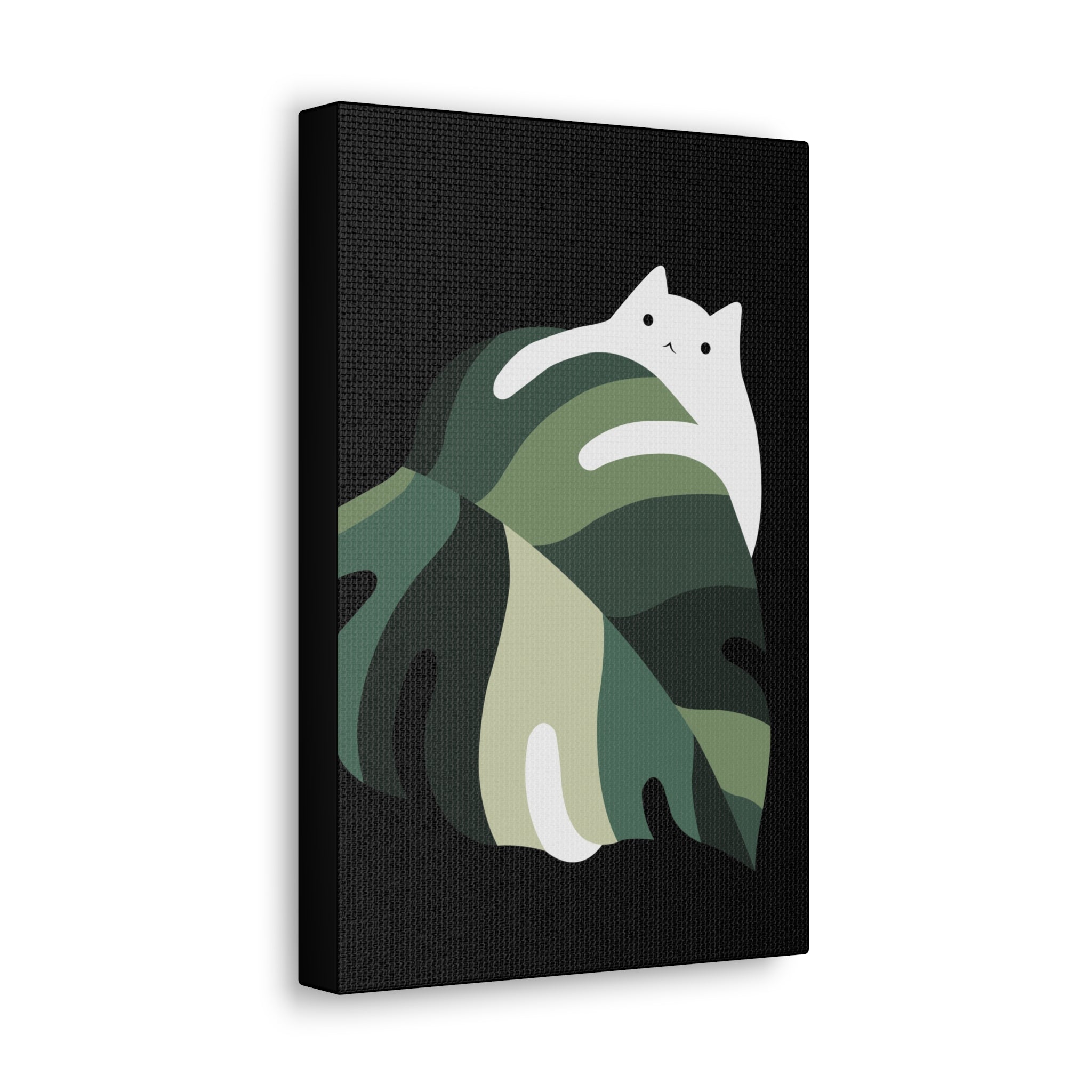 Cat and Plant 19 Canvas