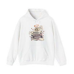 Spooky Reading Season Skull Coffee Mug Retro Hoodie