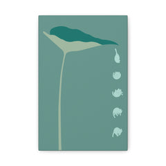 Cat and Plant 34 Canvas