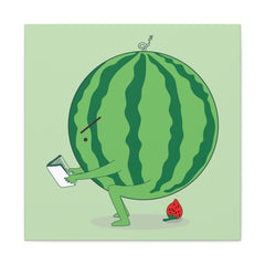 The making of strawberry Canvas