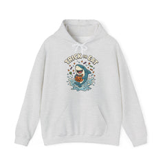 Funny Trick Or Eat Shark Pumpkin Halloween Hoodie