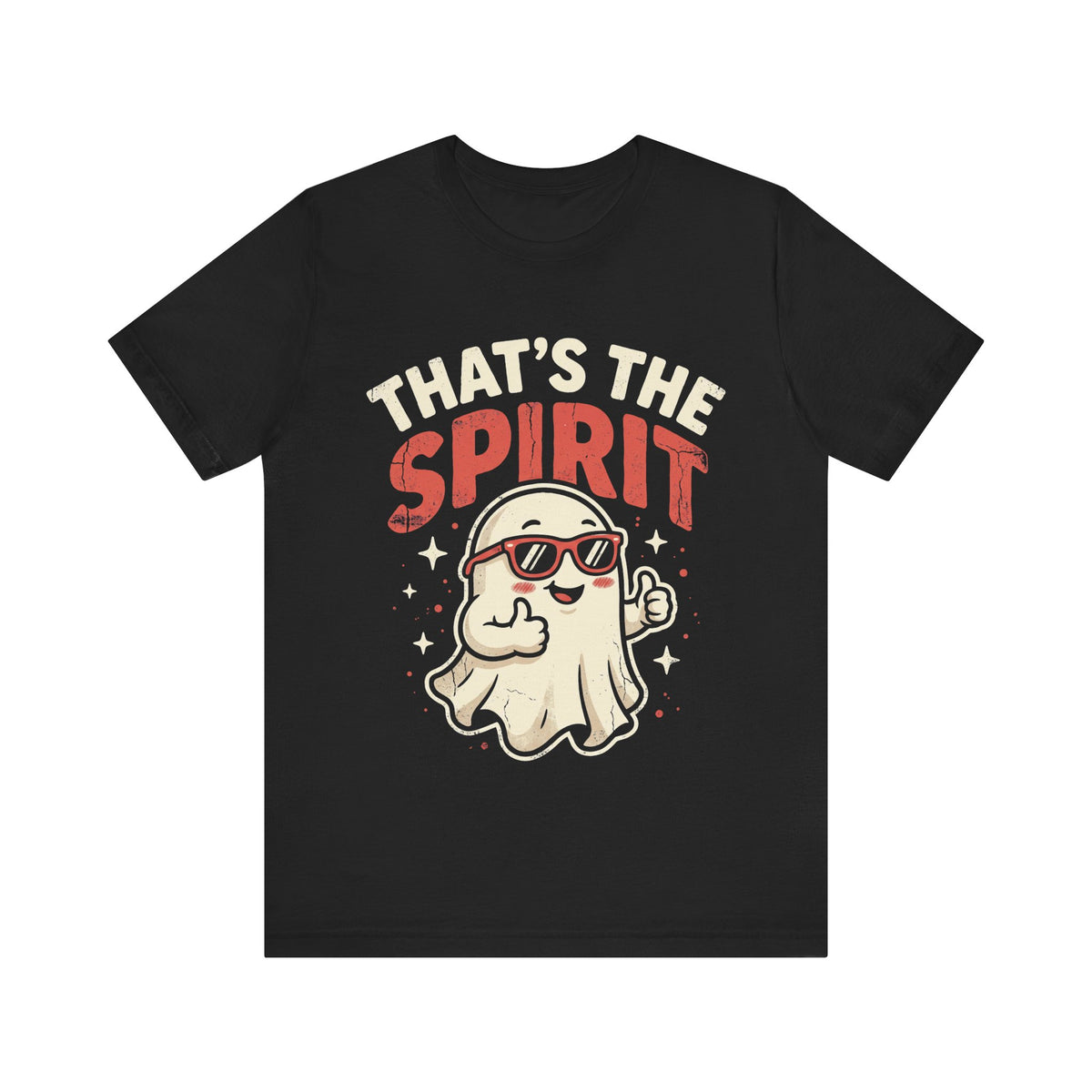 Funny Ghost That's The Spirit Retro Halloween T-Shirt