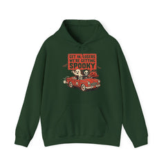 Funny Get In Losers We're Getting Spooky Retro Halloween Hoodie