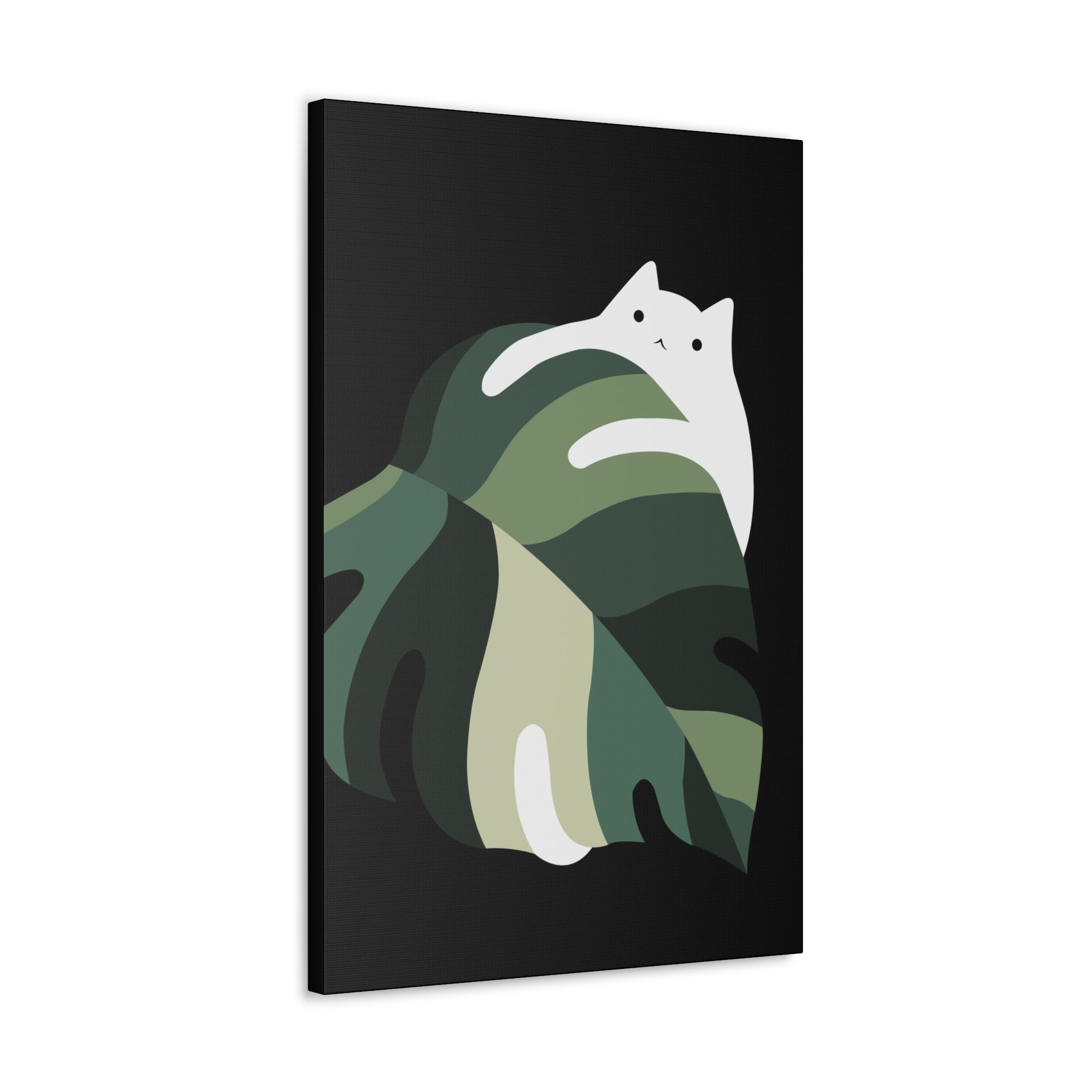 Cat and Plant 19 Canvas