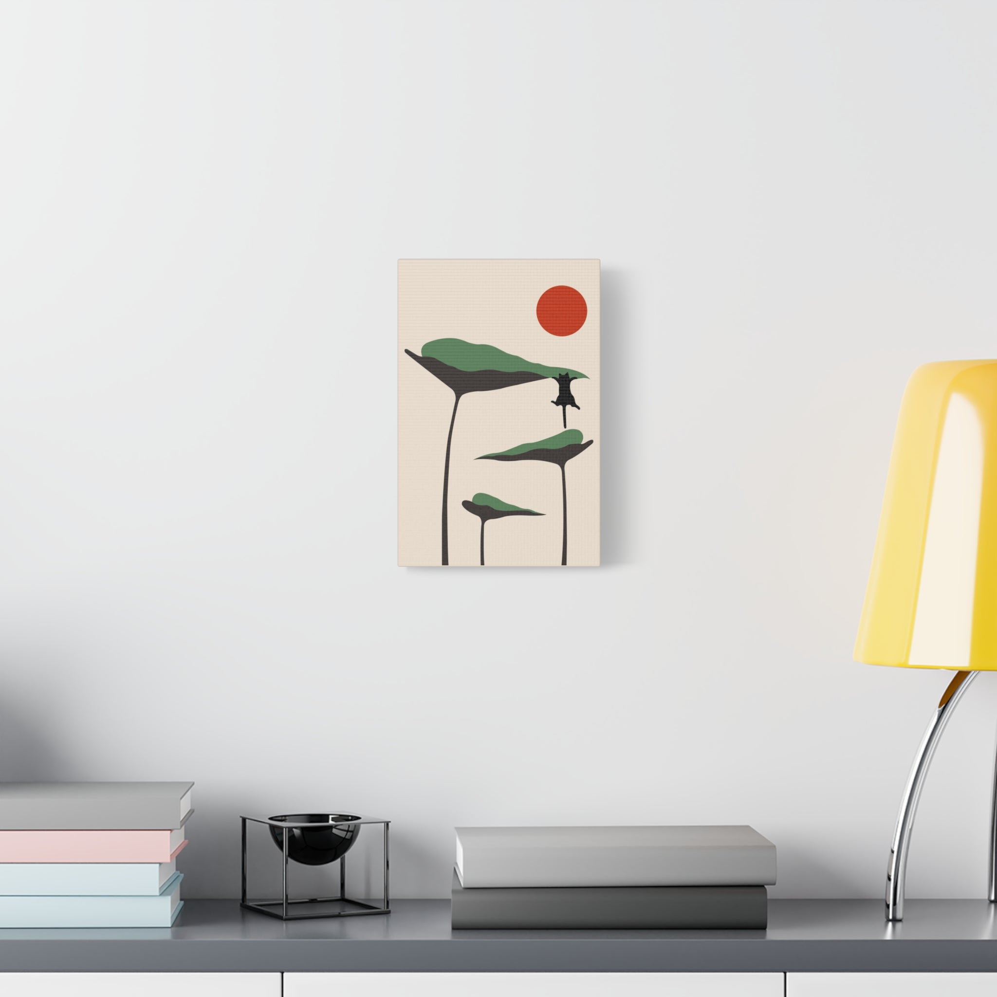 Cat and Plant 28 Canvas