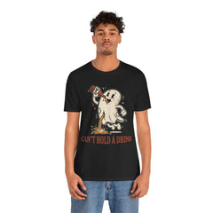Funny Ghost Beer Can't Hold A Drink Vintage T-Shirt