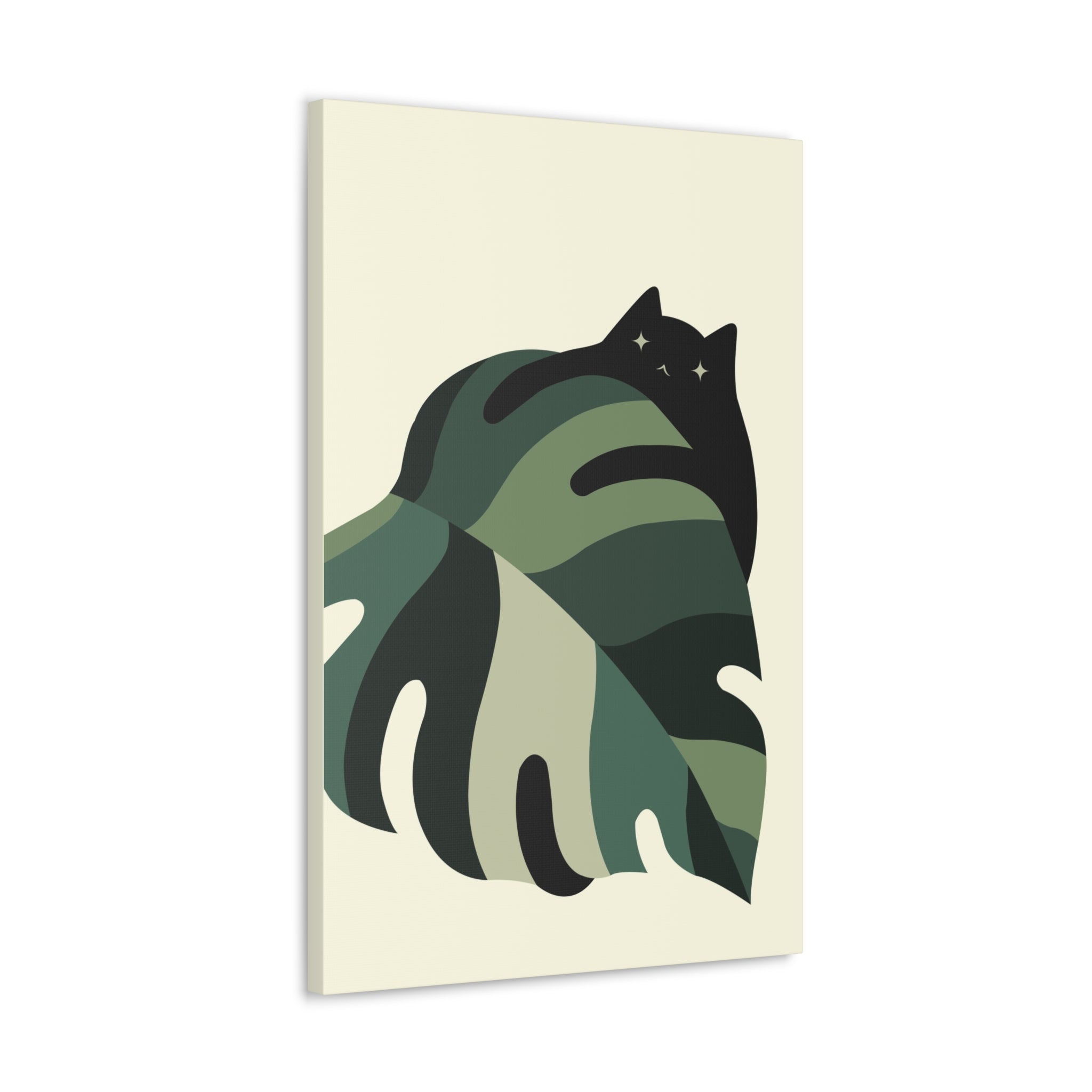 Cat and Plant 7 Canvas