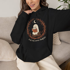 Funny Ghost Book Club Just One More Chapter Hoodie