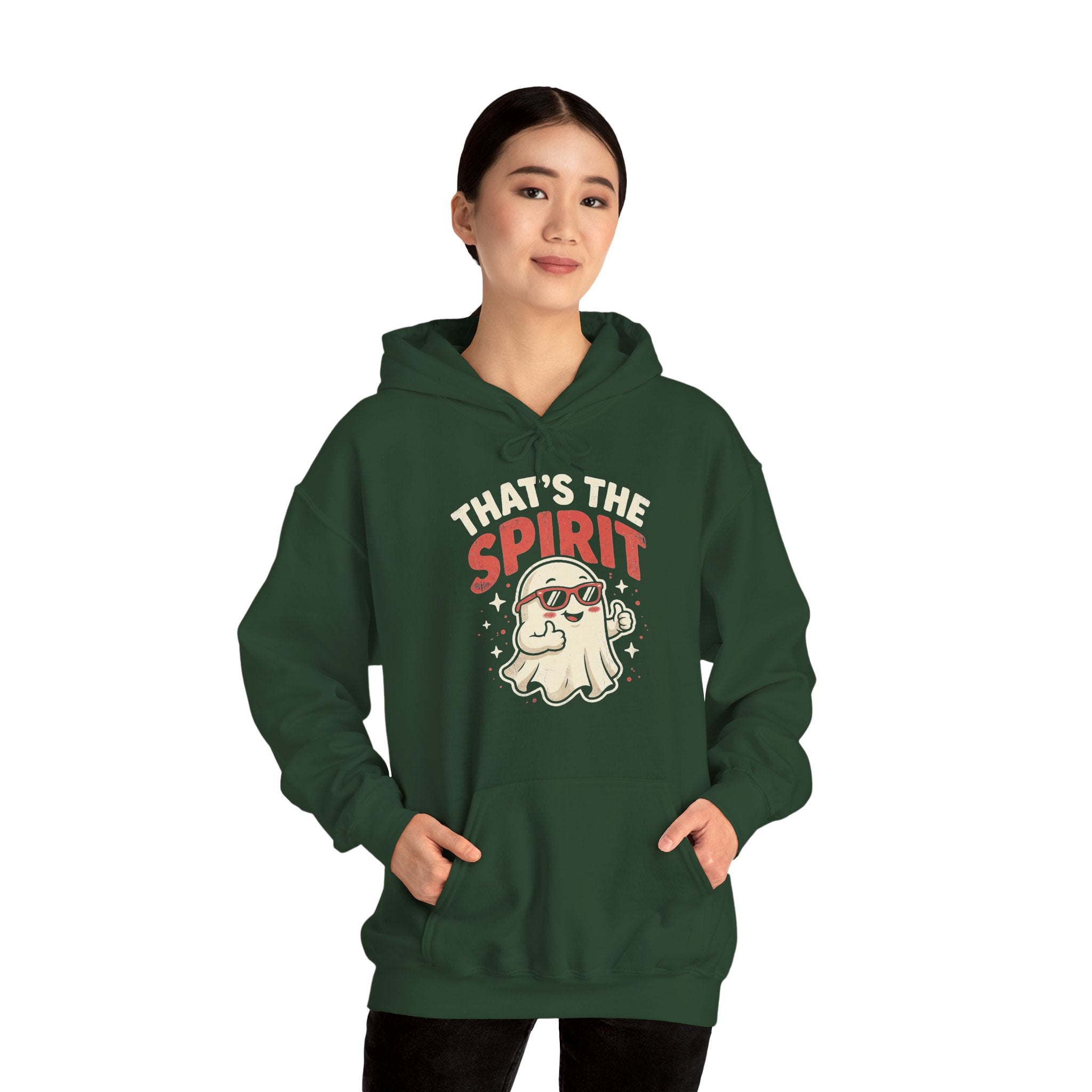 Funny Ghost That's The Spirit Retro Halloween Hoodie