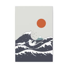Great Wave of Kanagawa Cats Canvas